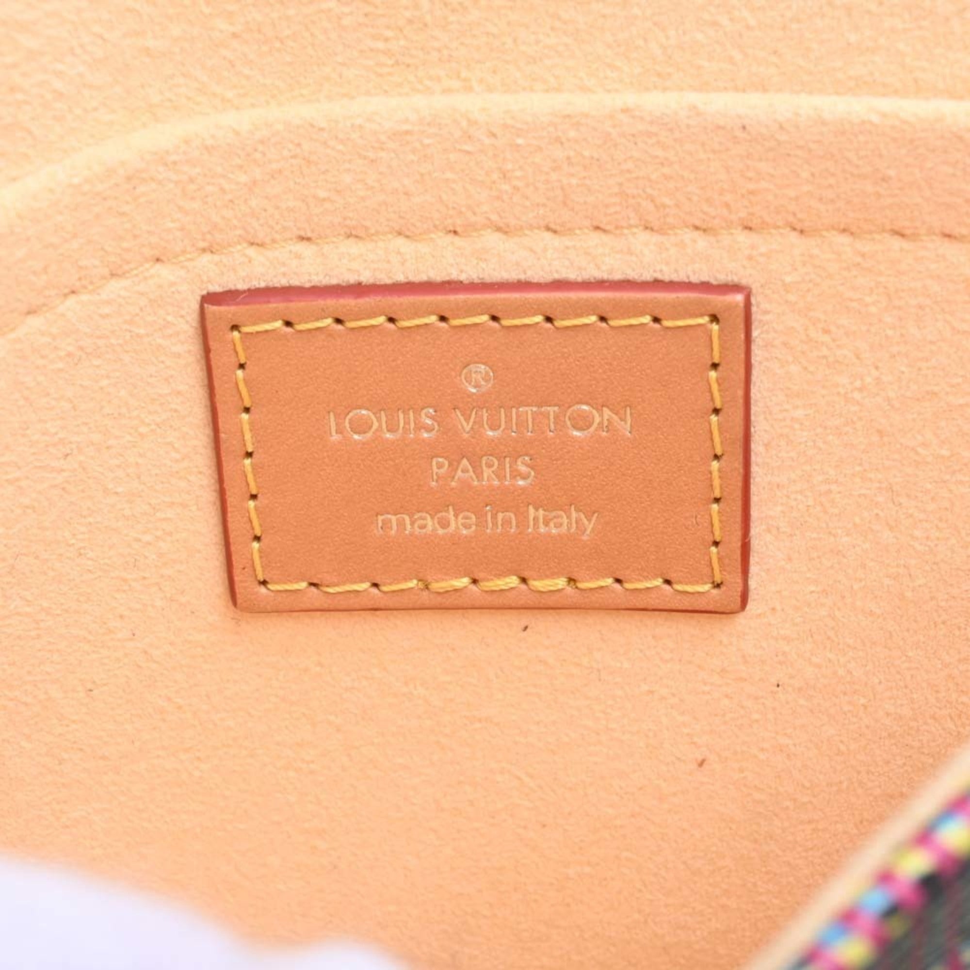 LOUIS VUITTON Monogram LV Pop Tamburan Shoulder Bag M55460 Brown/Multicolor Women's