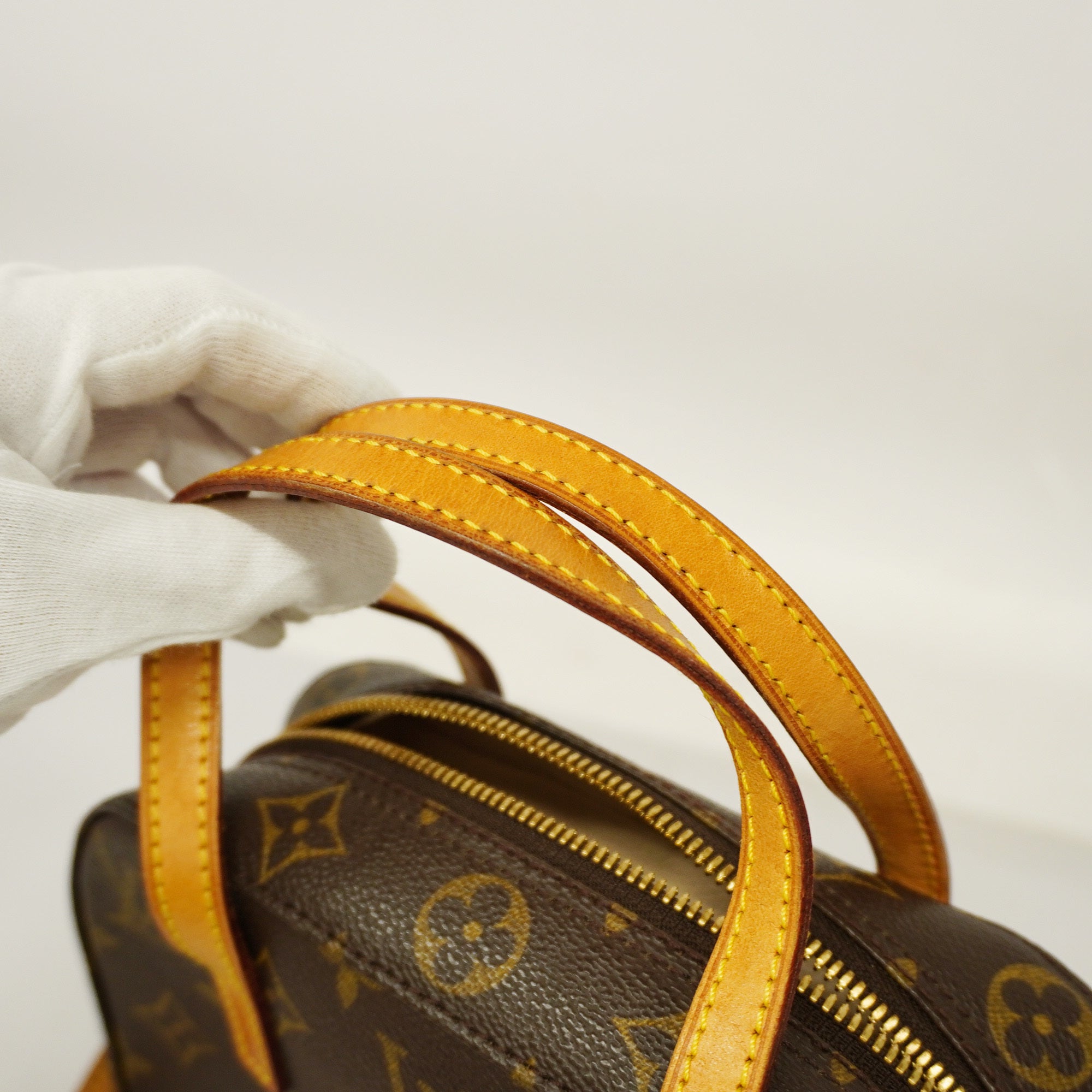 LOUIS VUITTONAuth  Monogram 2WAY Bag Spontini M47500 Handbag