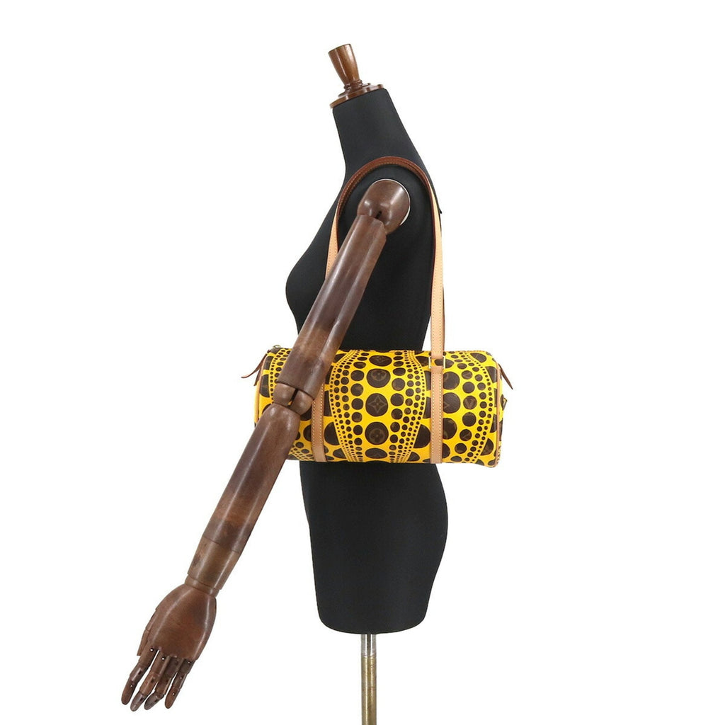 Louis Vuitton Monogram Pumpkin Dot Papillon Shoulder Bag Jaune Yayoi Kusama M40688