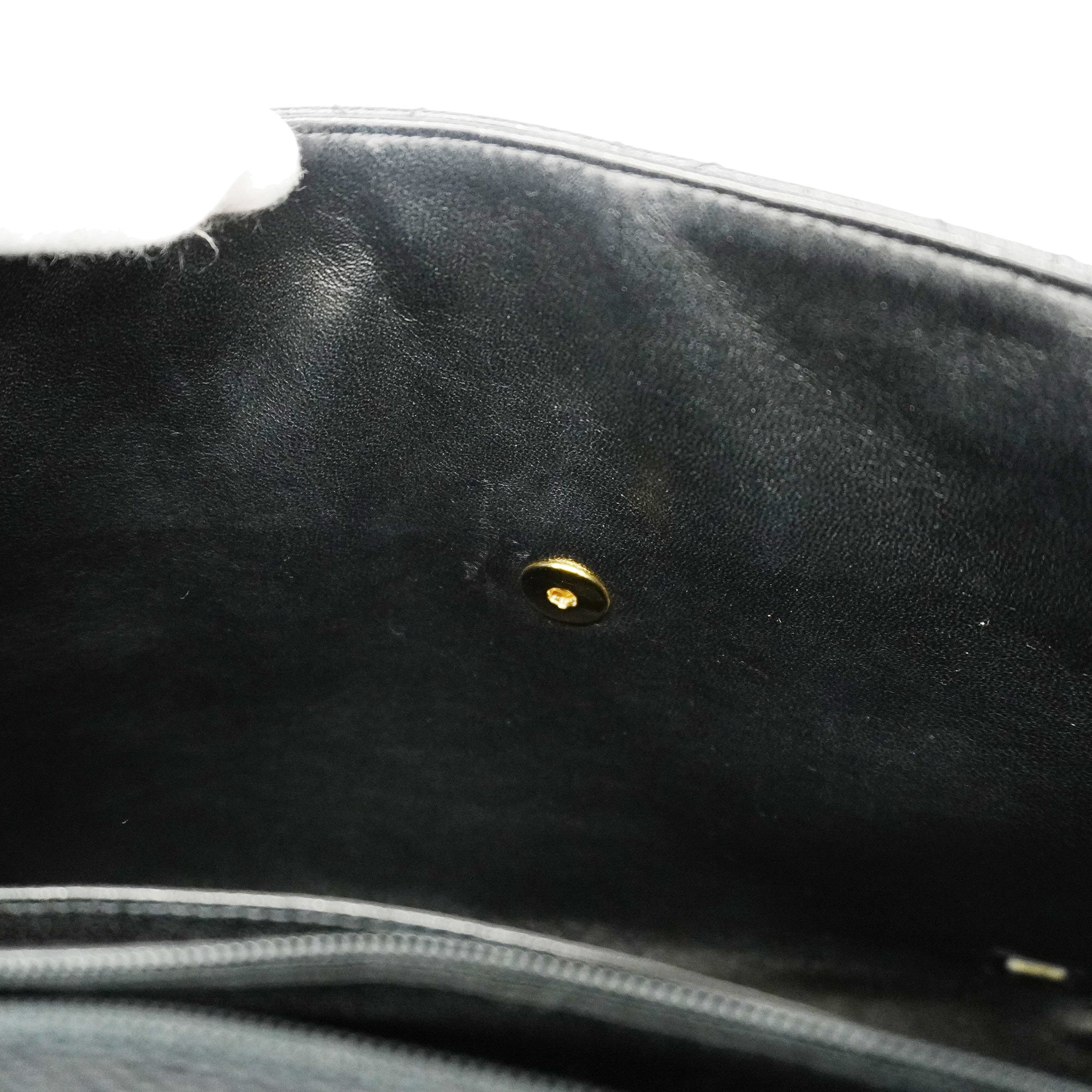 CHANEL[3ca0422]  handbag Matelasse caviar skin black gold metal