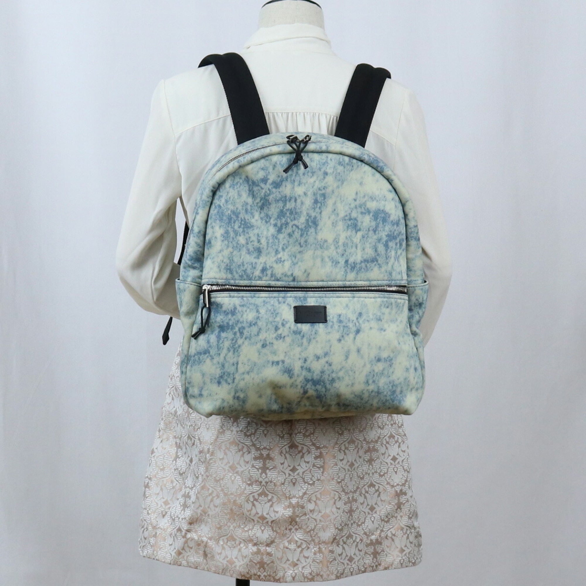 SAINT LAURENT canvas backpack city 609109 HZX7E 4965 rucksack unisex