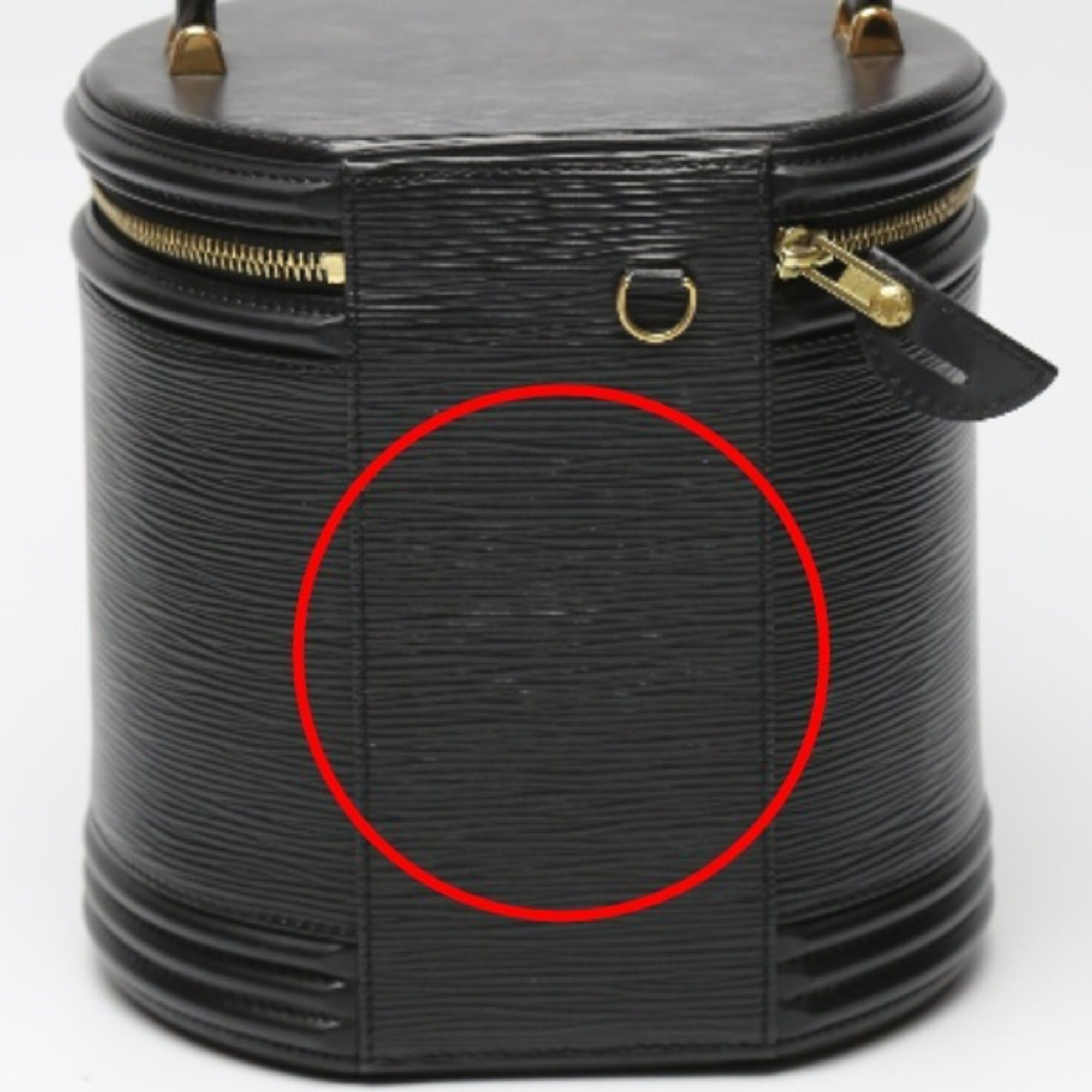 LOUIS VUITTON Cannes Epi Noir M48032  Creel Black Handbag LV
