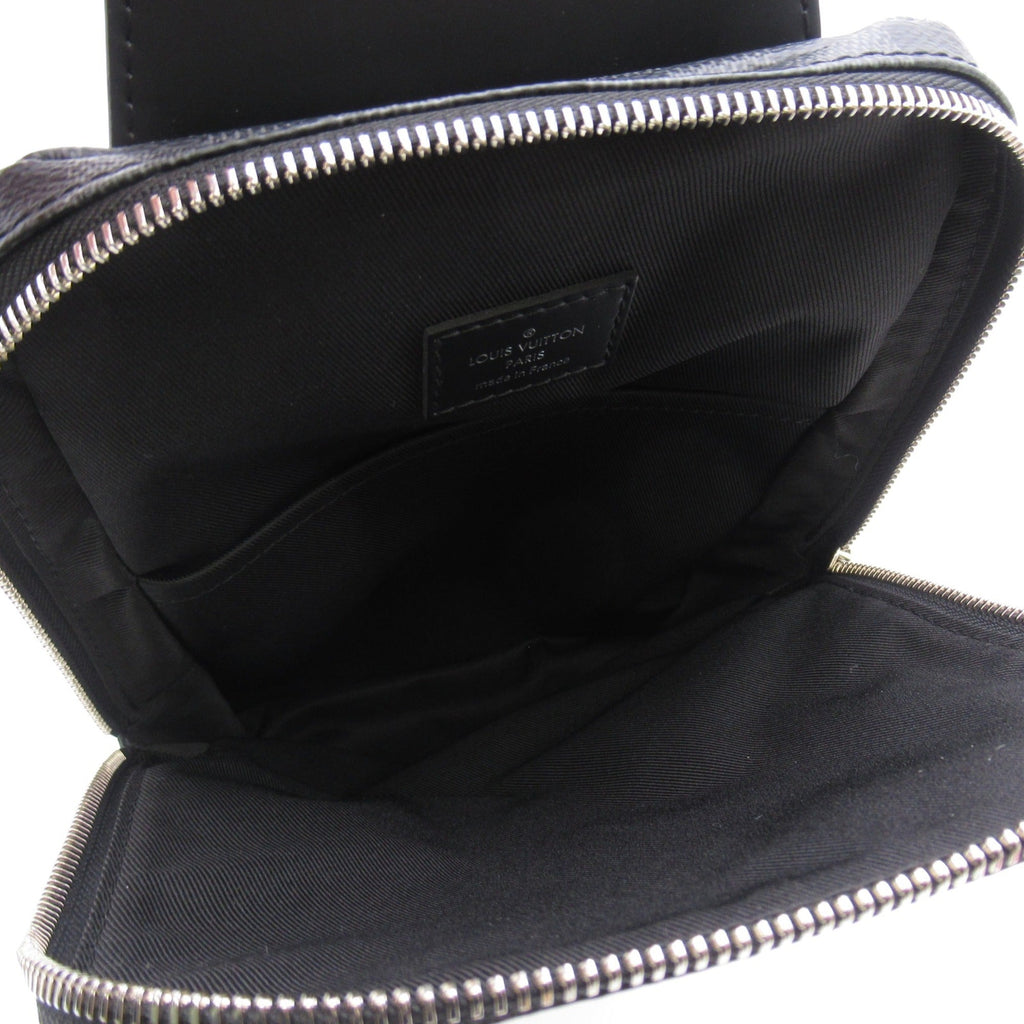LOUIS VUITTON Avenue Sling Bag Gray Damier graphite PVC coated canvas N41719