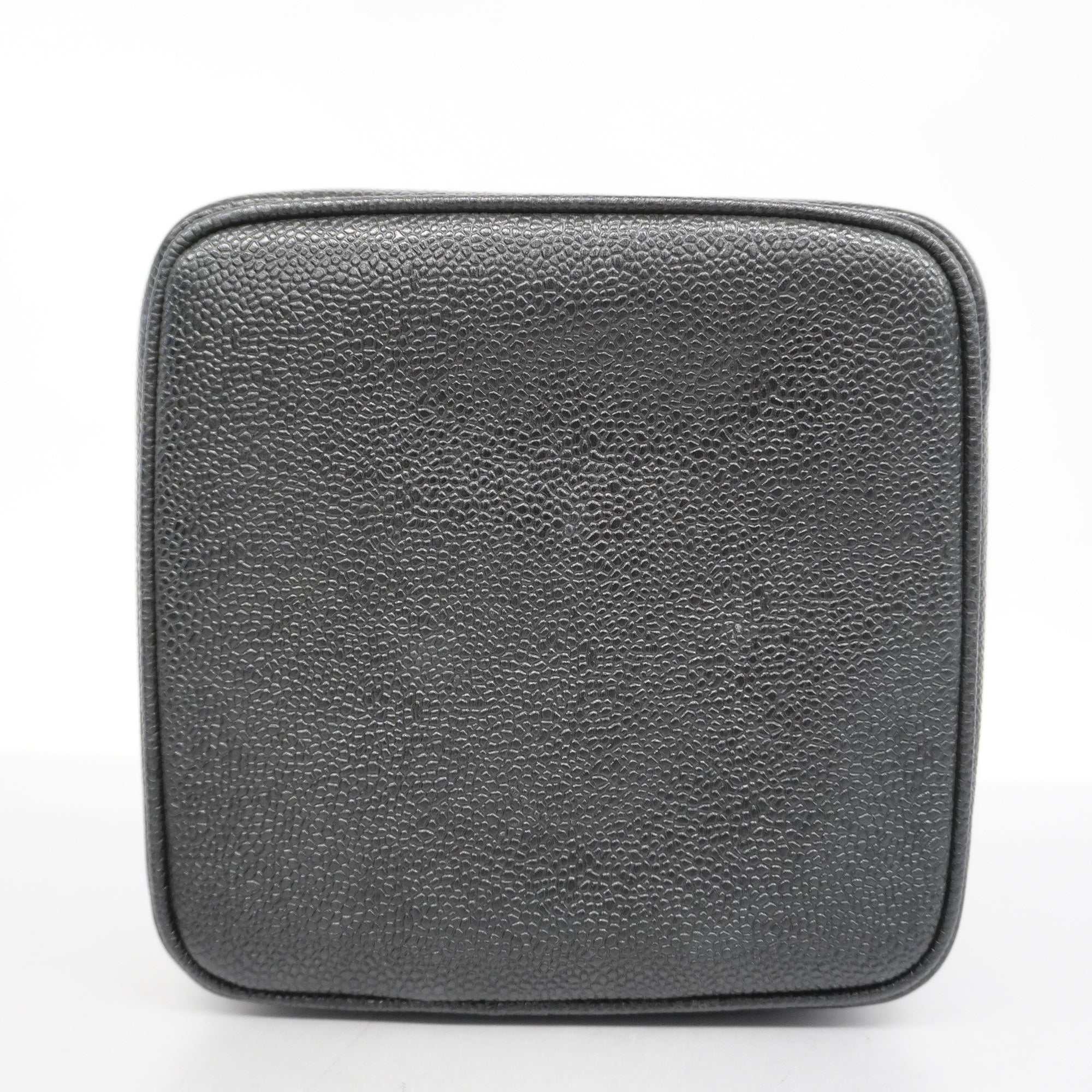 CHANELAuth  Vanity Bag Women's Caviar Leather Vanity Bag Black