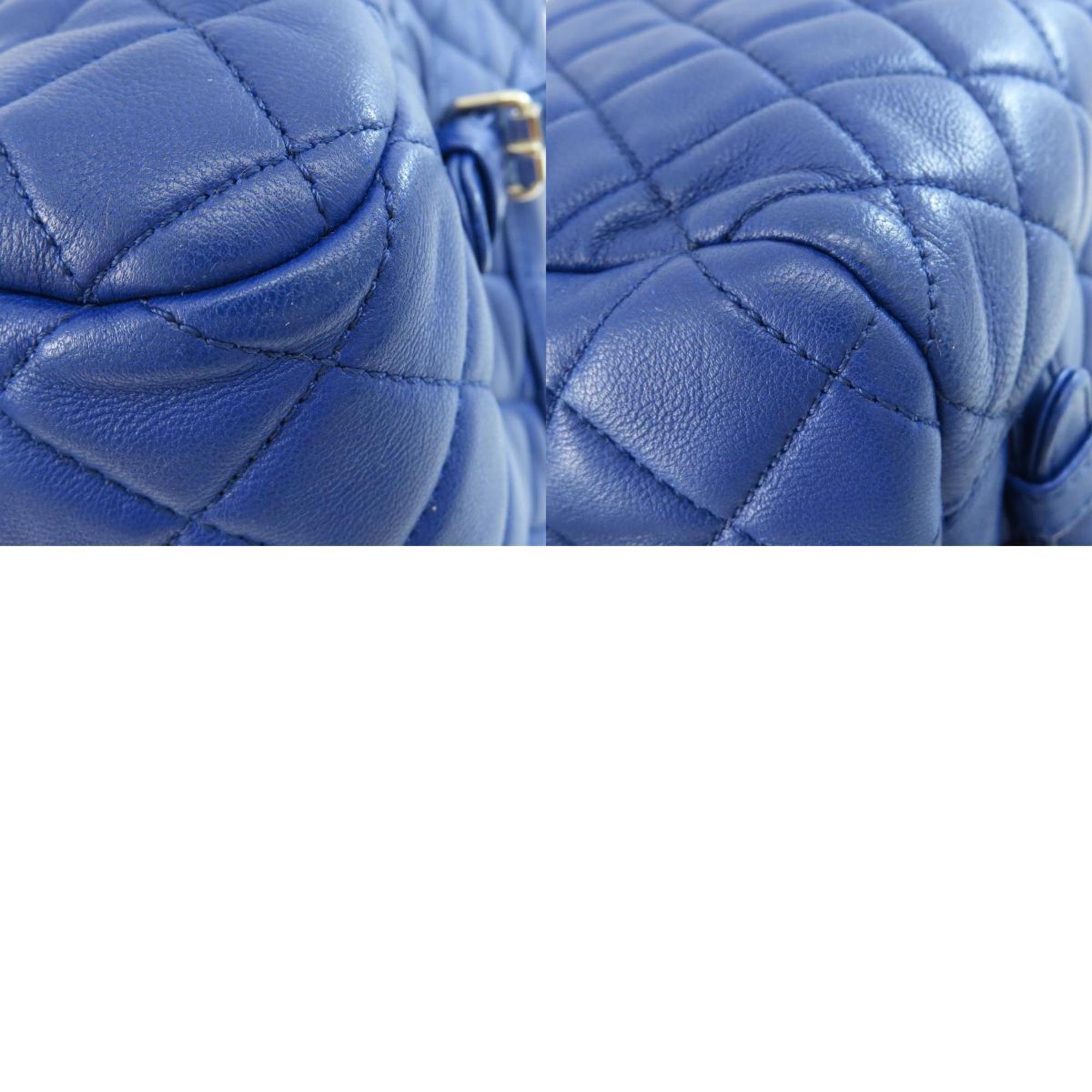 CHANEL Matelasse Coco Mark Backpack/Daypack Lambskin Women's