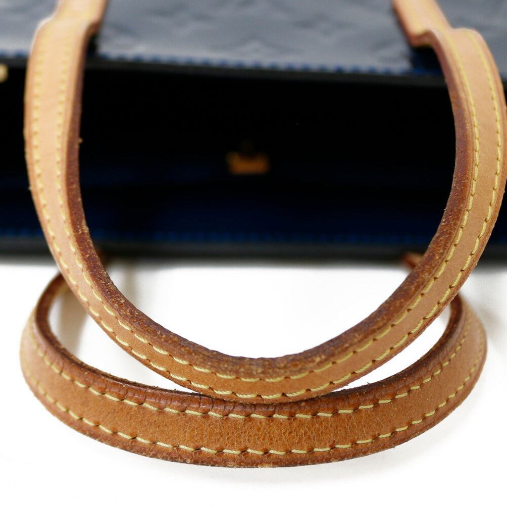 LOUIS VUITTON Catalina BB Vernis Handbag Monogram M90051 Blue Ladies
