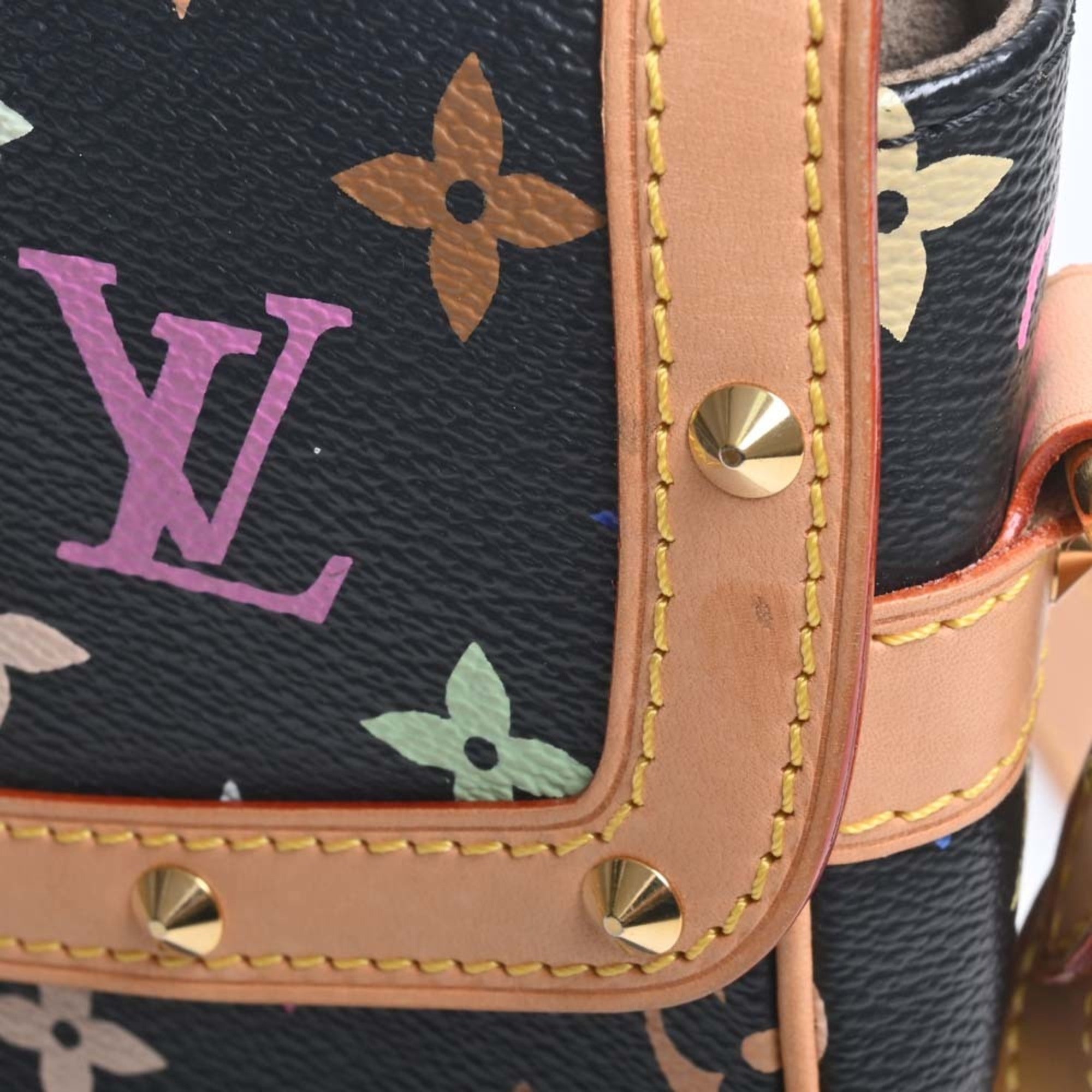 LOUIS VUITTON Monogram Multicolor Sologne Shoulder Bag M92639 Black/Multicolor Women's