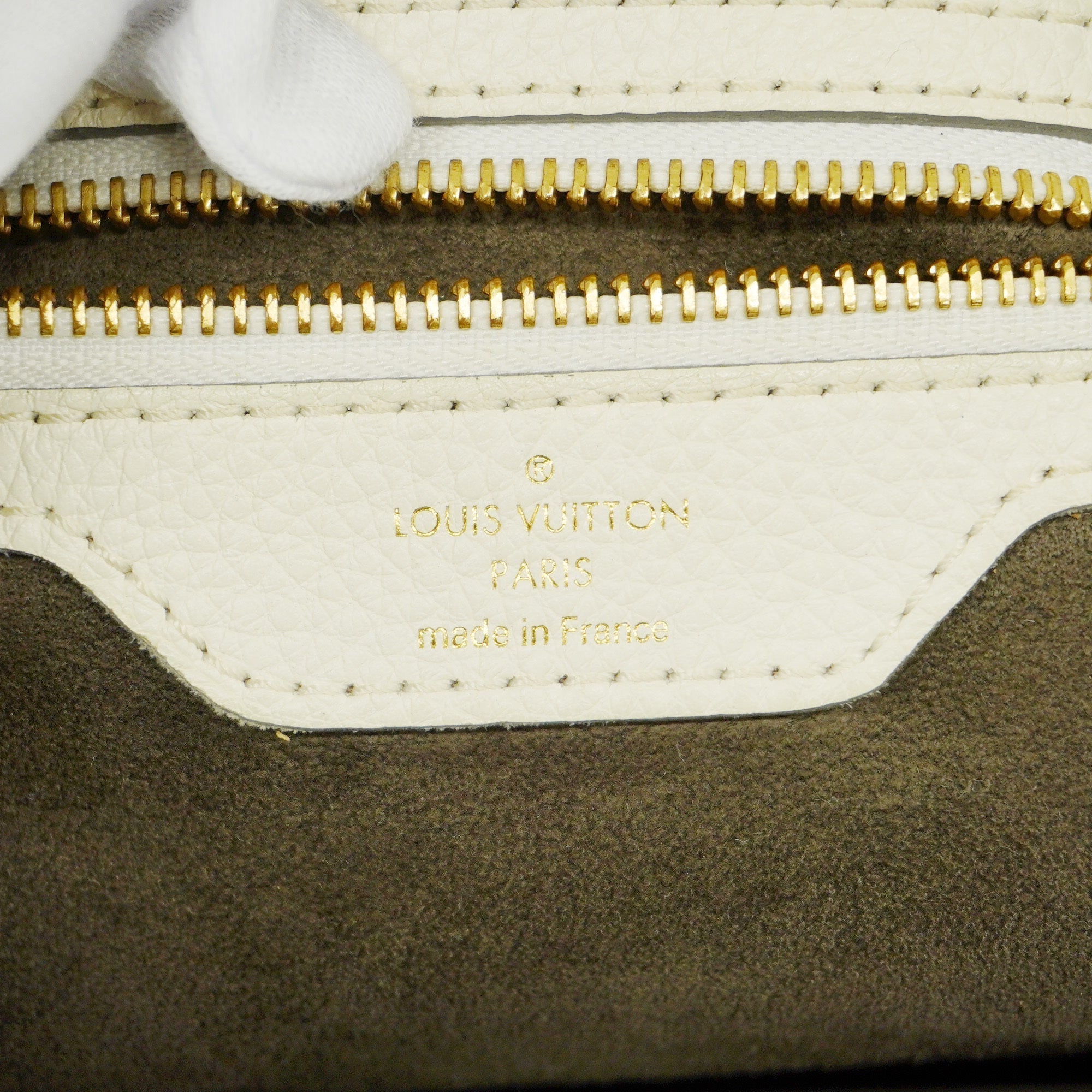 LOUIS VUITTONAuth  Mahina Tote Bag XL M95715 Women's Tote Bag Blanc