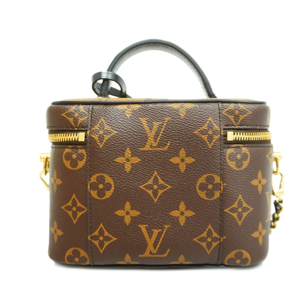 LOUIS VUITTONAuth  Monogram Reverse 2way Bag Vanity NVPM M45165 Women's Handbag,