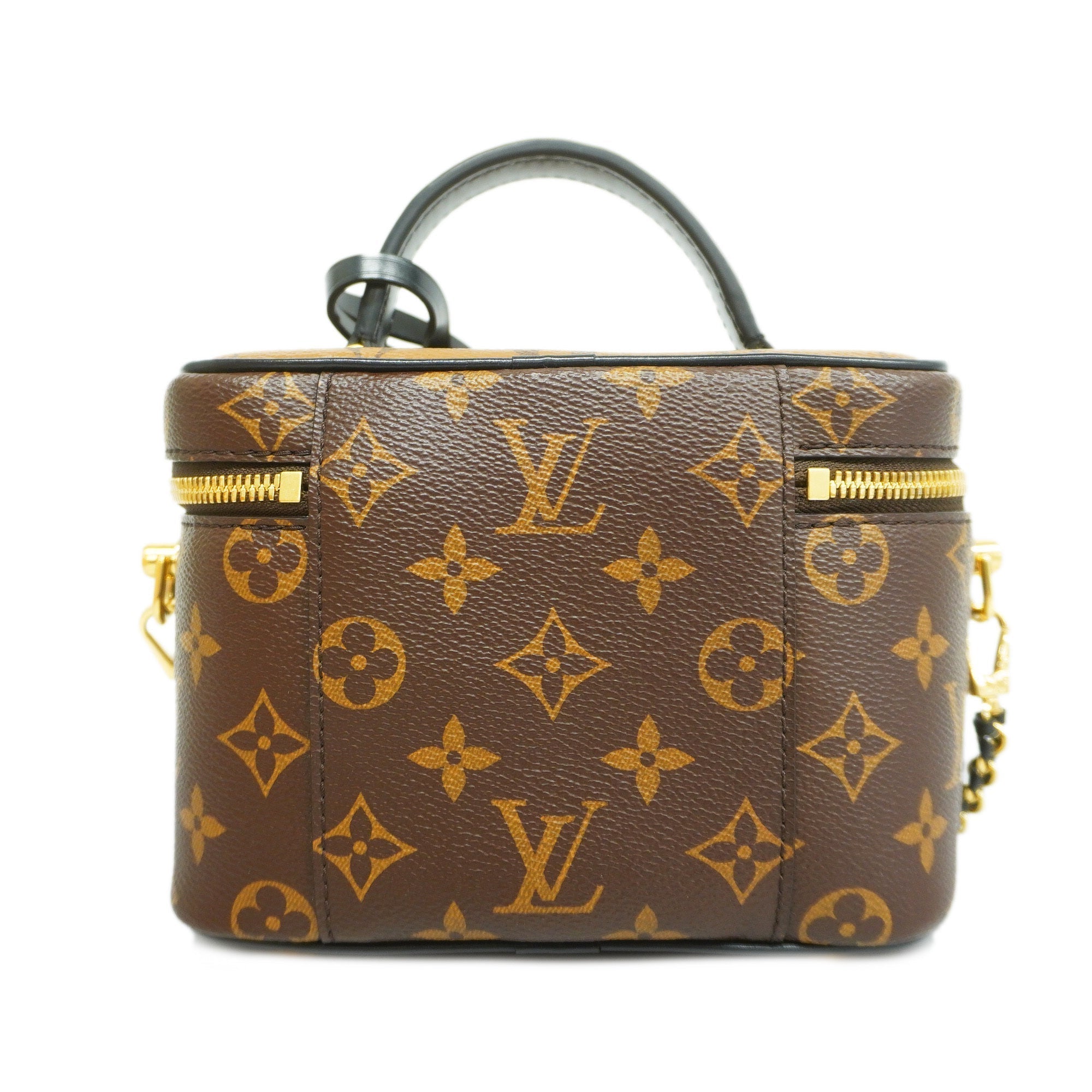 LOUIS VUITTONAuth  Monogram Reverse 2way Bag Vanity NVPM M45165 Women's Handbag,