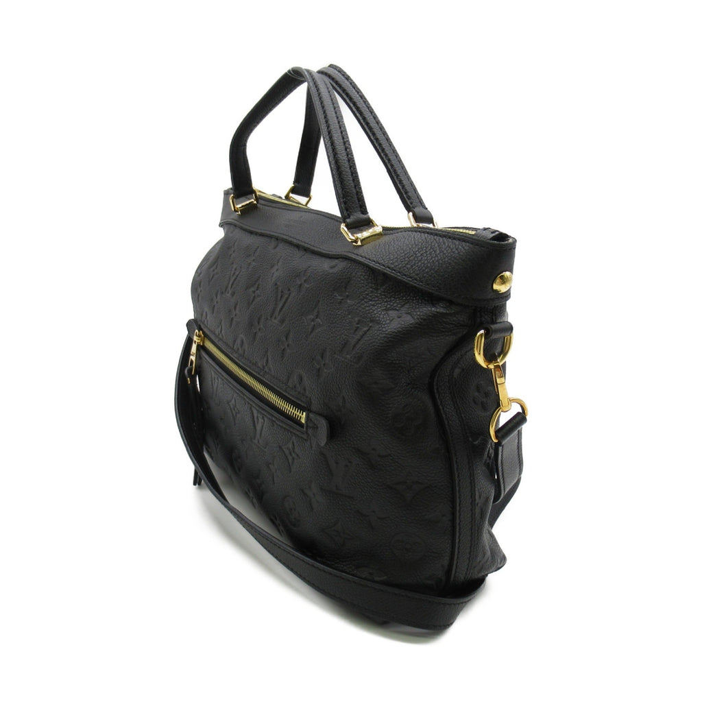 LOUIS VUITTON Bastille PM Shoulder Bag Black Black Monogram empreinte leather M41162