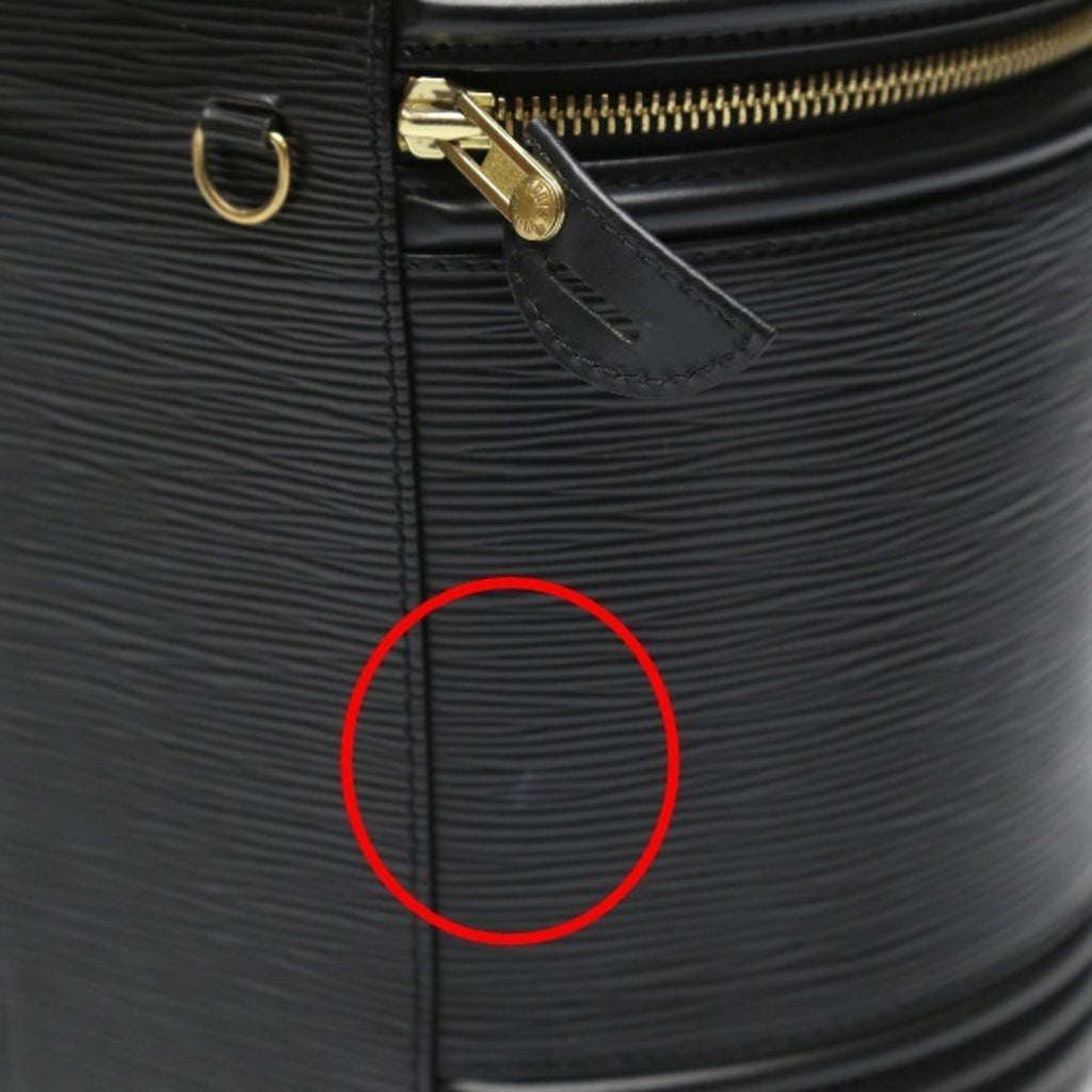 LOUIS VUITTON Cannes Epi Noir M48032  Creel Black Handbag LV