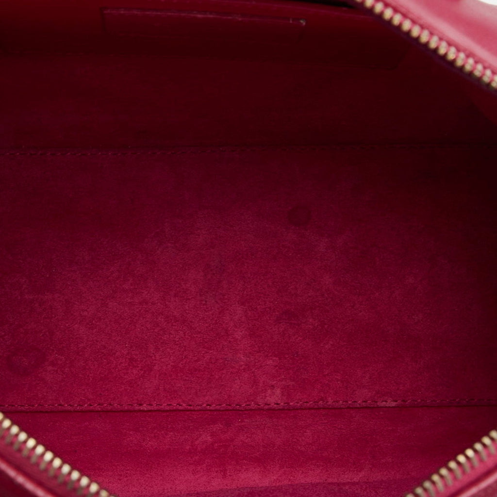 SAINT LAURENT Classic Baby Duffle Handbag Shoulder Bag 330958 Pink Leather Ladies