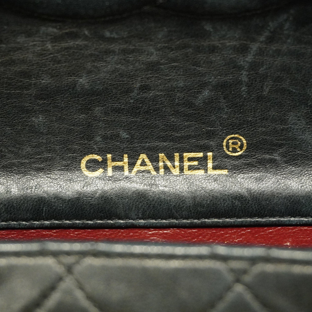 CHANEL  Matelasse Chain Shoulder Women's Leather Shoulder Bag Black