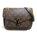 LOUIS VUITTON Passy Shoulder Bag Brown PVC coated canvas M45592
