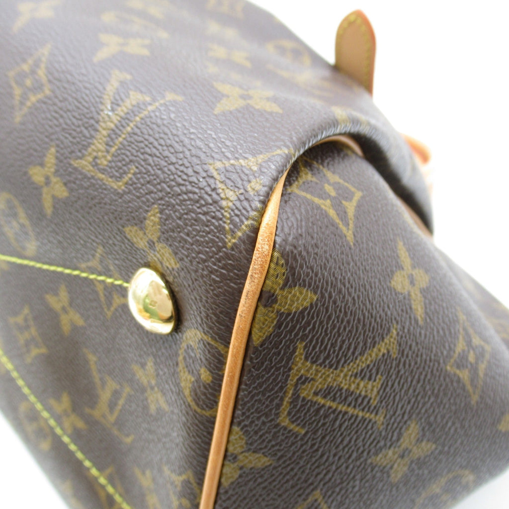 LOUIS VUITTON Tivoli GM handbag Brown Monogram PVC coated canvas M40144
