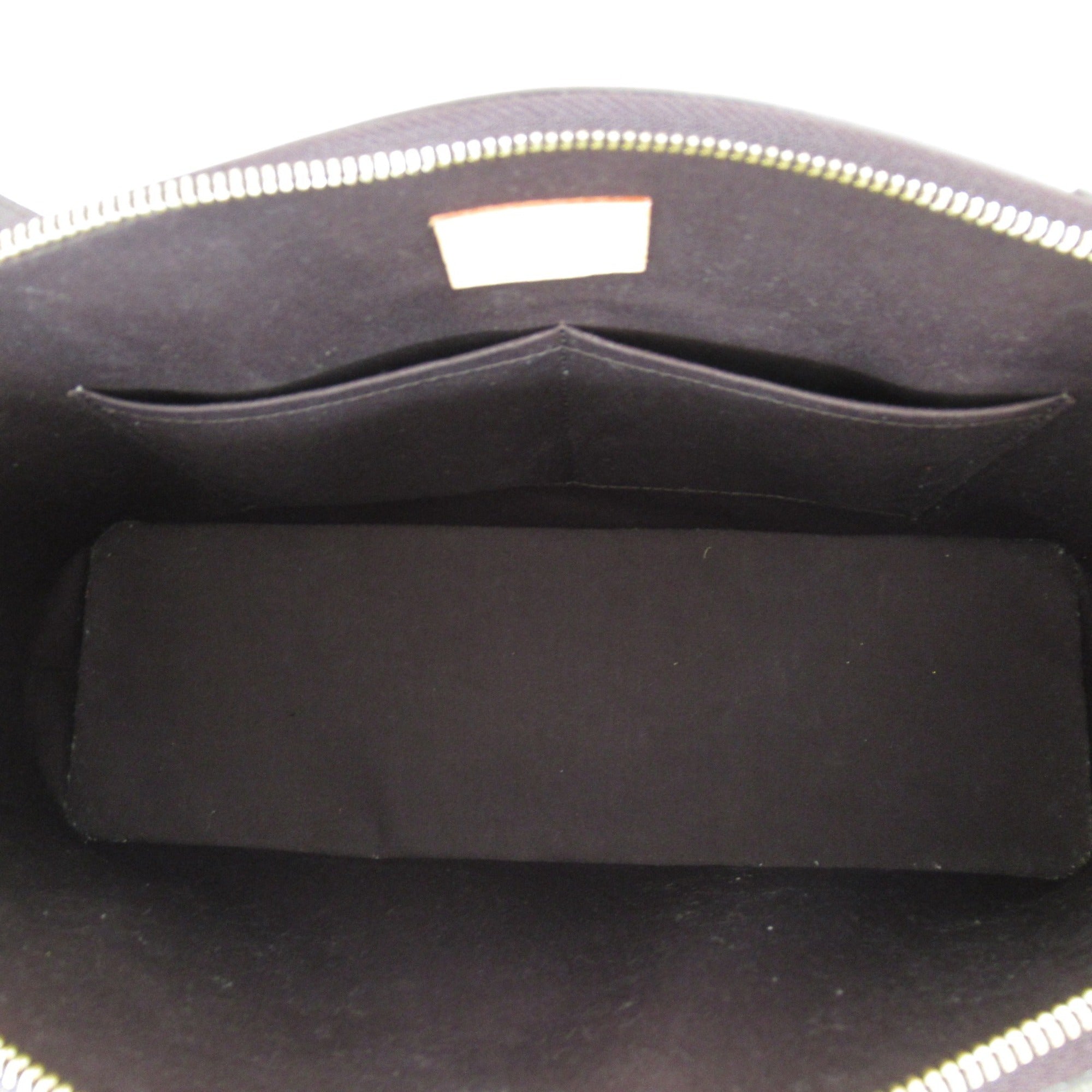 LOUIS VUITTON Avalon Zip Shoulder Bag Brown Amarrant enamel M91594
