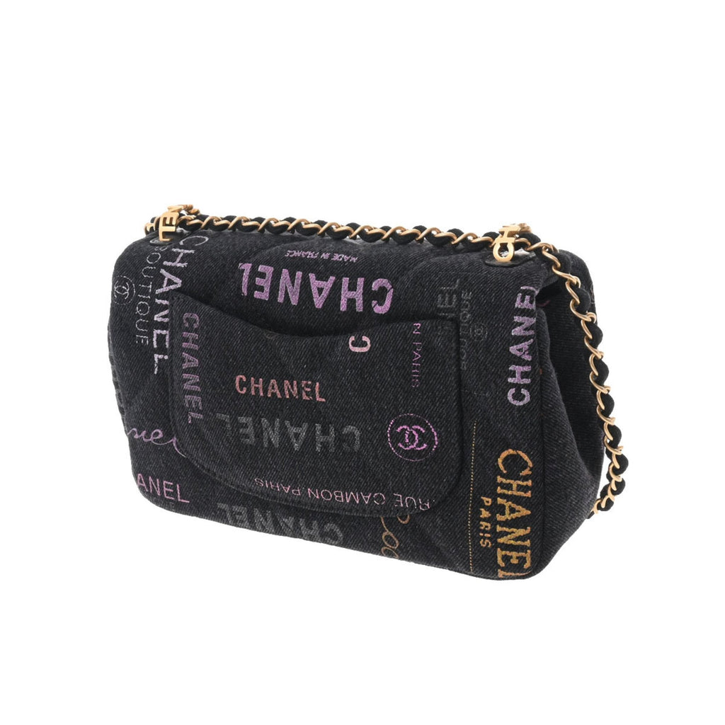 CHANEL Chain Shoulder Matelasse Black AS3134 Women's Bag