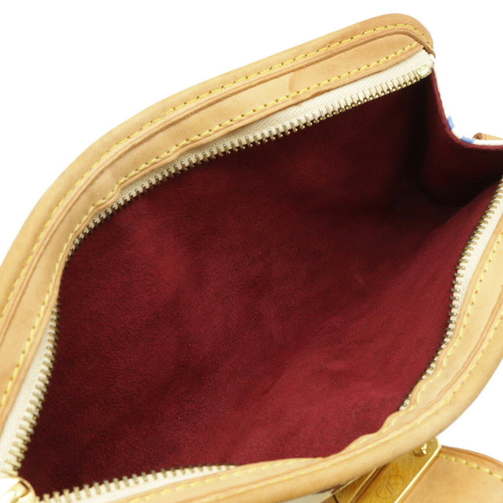 Louis Vuitton Monogram Multicolor Shirley Handbag Shoulder Clutch Bag Bronne White M40049