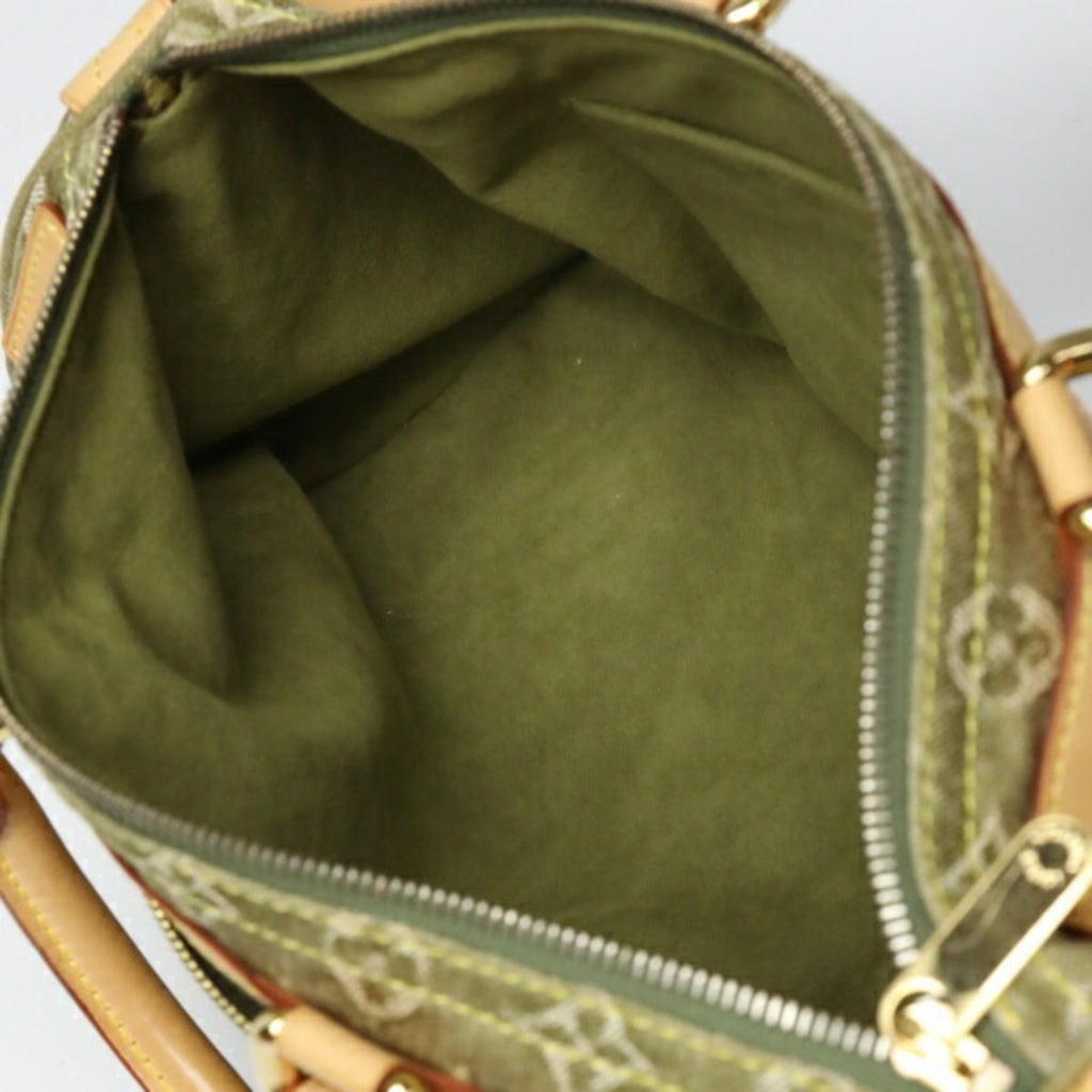 LOUIS VUITTON Neo Speedy Monogram Denim Mini Boston M95215  Riken [Khaki] Handbag LV