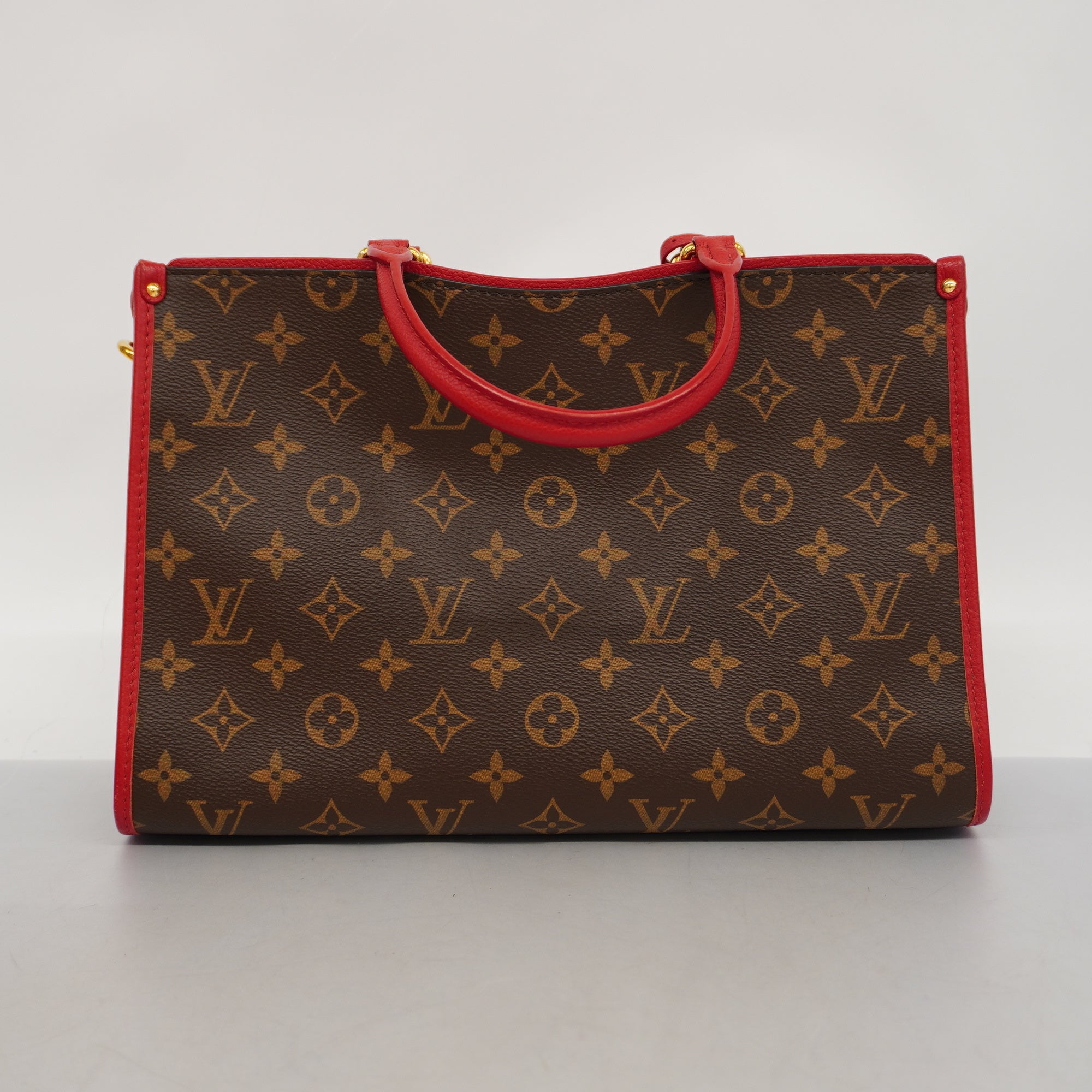 LOUIS VUITTONAuth  Monogram 2WAY Bag Popin Cool M43433 Handbag,ShoulderBag Rouge