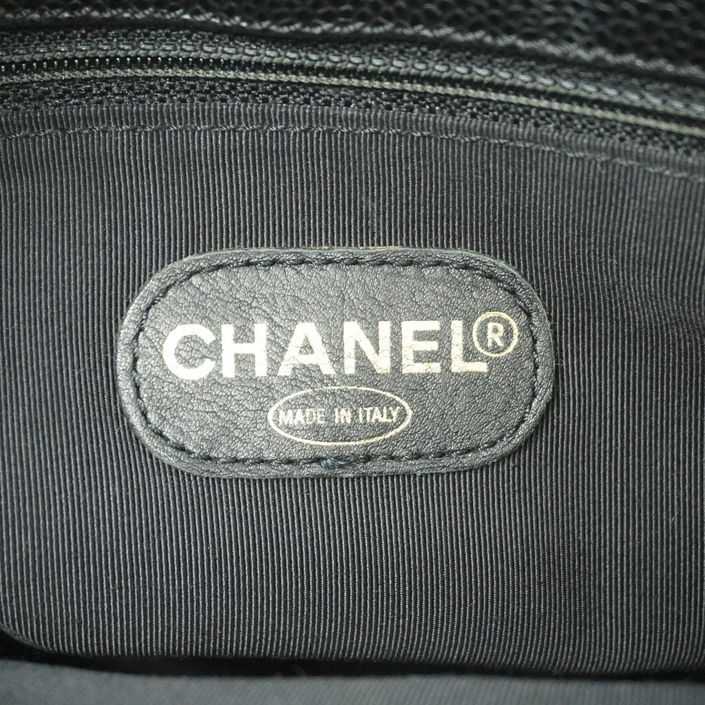 CHANELAuth  Tote Bag Women's Caviar Leather Black
