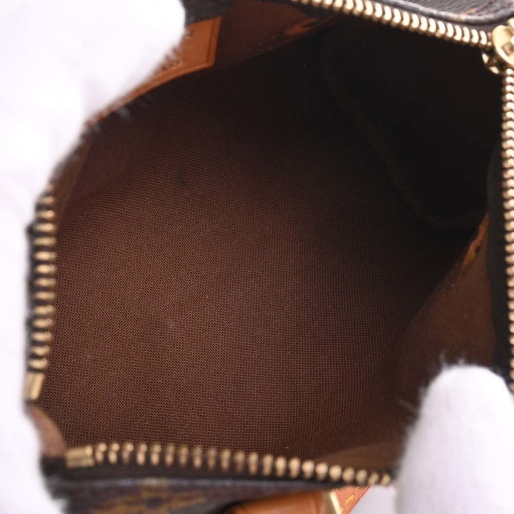 LOUIS VUITTON Monogram Mini Speedy Handbag M41534 Brown Women's