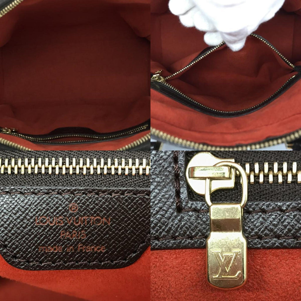 LOUIS VUITTON Brera Damier Tote Bag Handbag Brown PVC Women's Men's Fashion N51150
