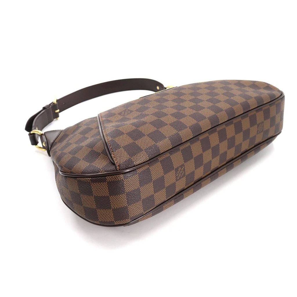 Louis Vuitton Damier Thames GM Shoulder Bag Ebene N48181 Gold Hardware