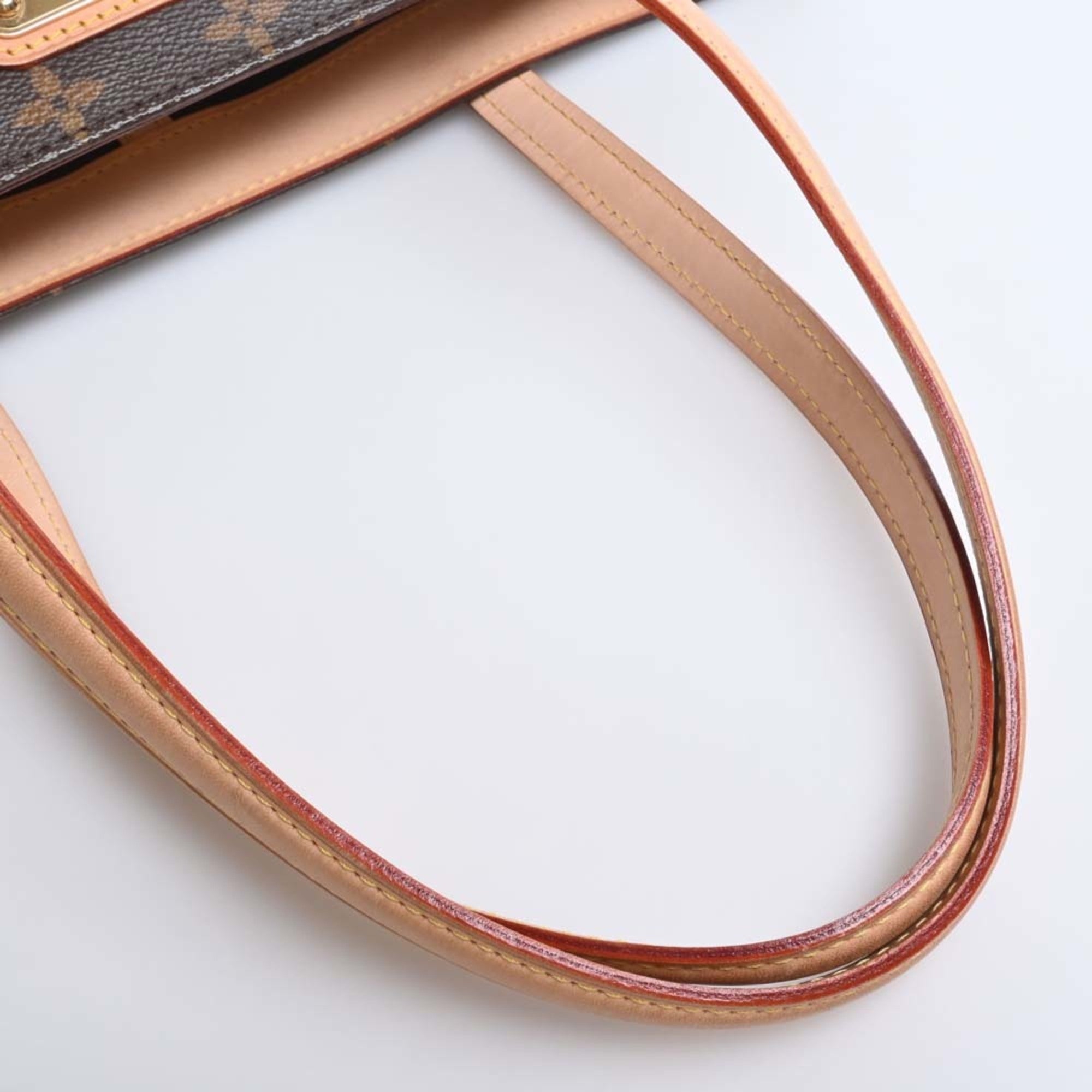 LOUIS VUITTON Monogram Wilshire MM Tote Bag M45644 Brown Women's