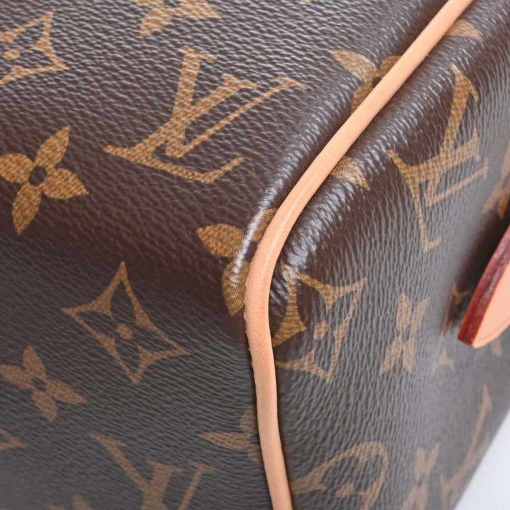 LOUIS VUITTON Monogram Speedy Bandouliere 20 Handbag M46234 Brown Women's