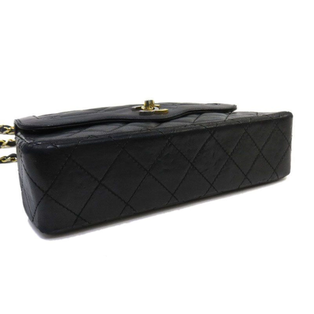 Chanel matelasse Paris limited W chain flap shoulder bag gold silver metal fittings