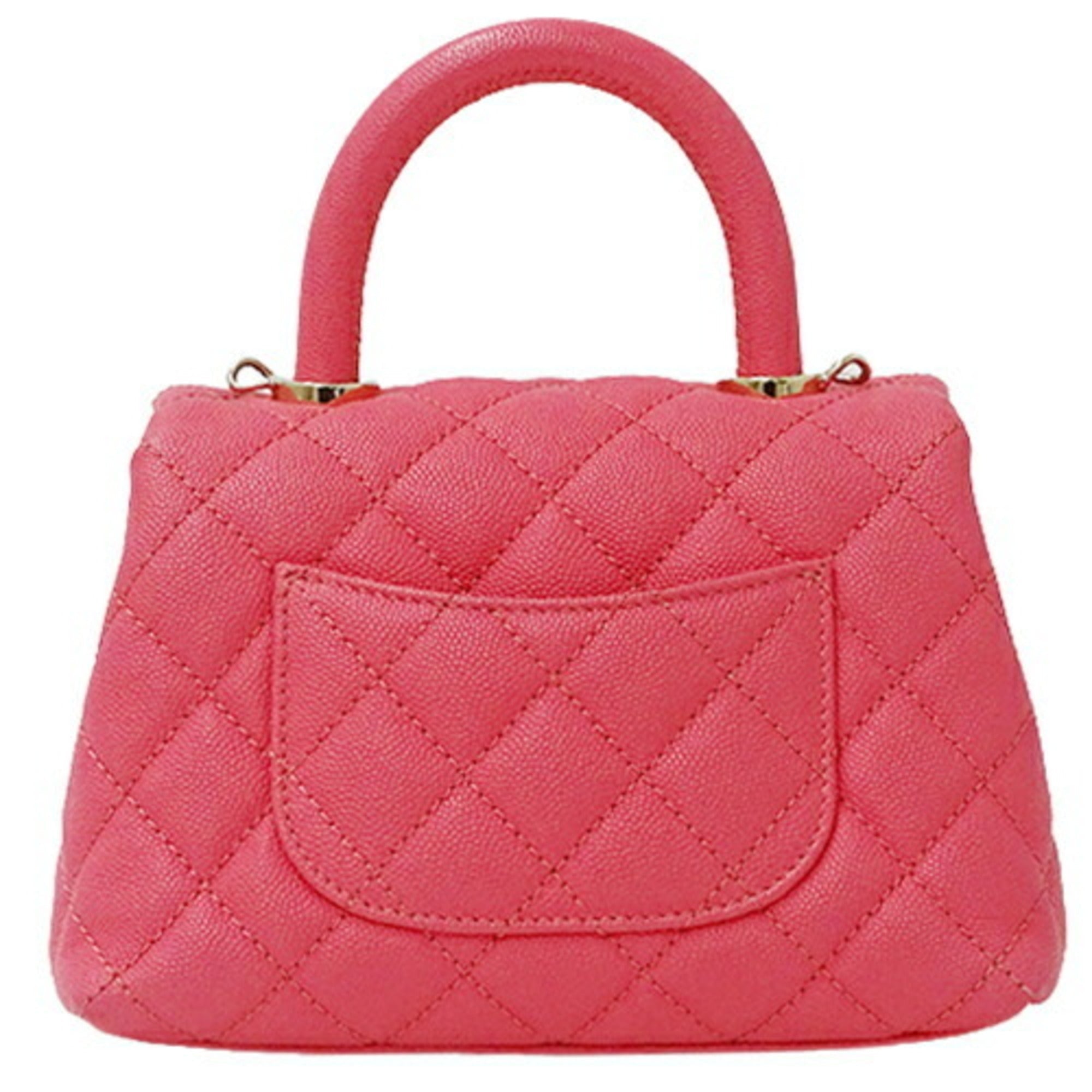 CHANEL Bag Matelasse Women's Handbag Shoulder 2way Caviar Skin Pink Crossbody