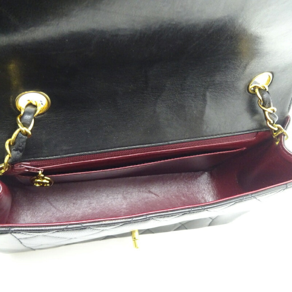 CHANEL Matelasse Diana 25 Chain Shoulder Women's Bag A01165 Lambskin Noir [Black]
