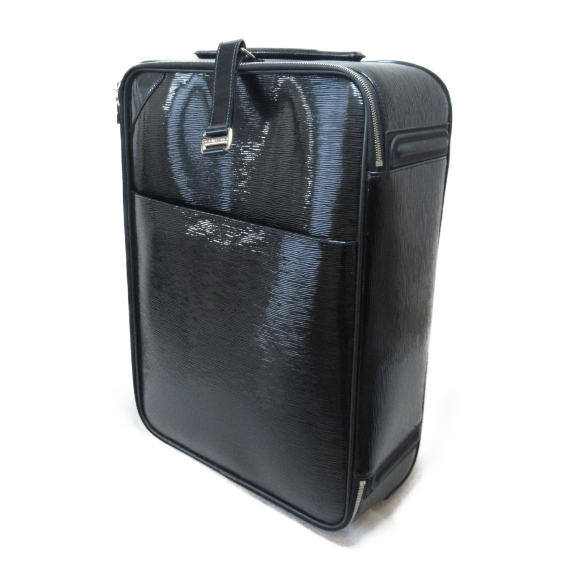 LOUIS VUITTON Pegas 55 carry bag Black Black Patent leather Epi Electric M4035N