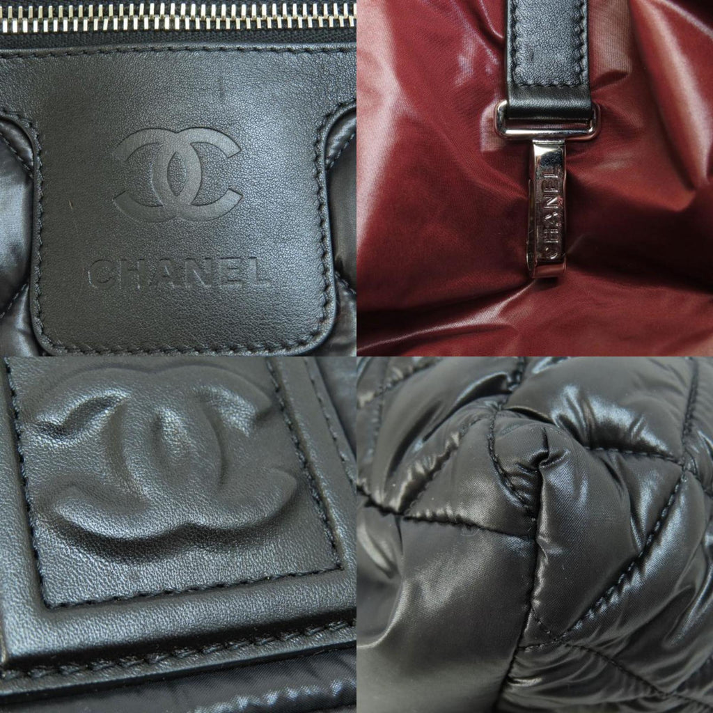 CHANEL Coco Cocoon Tote Handbag Nylon Material Women's