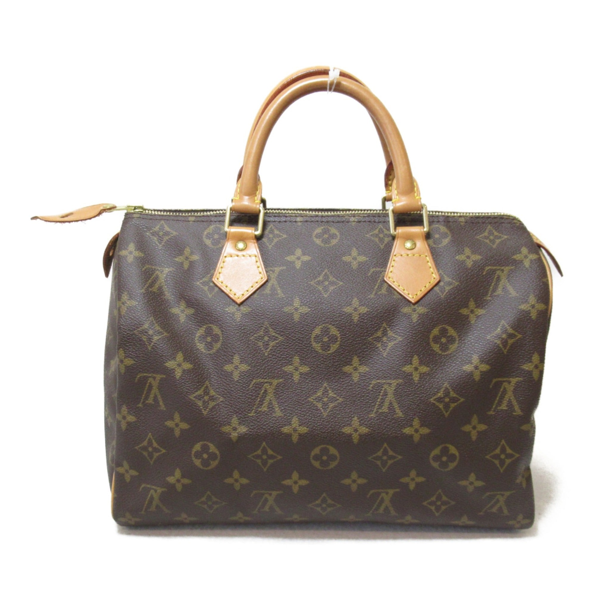 LOUIS VUITTON Speedy 30 handbag Brown Monogram PVC coated canvas M41526