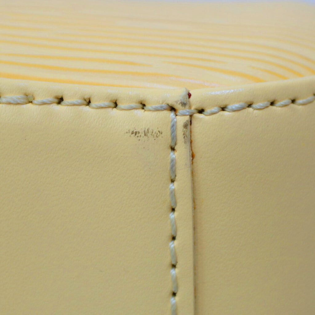 LOUIS VUITTON Jasmine Epi Handbag Leather M5208A Beige Ladies