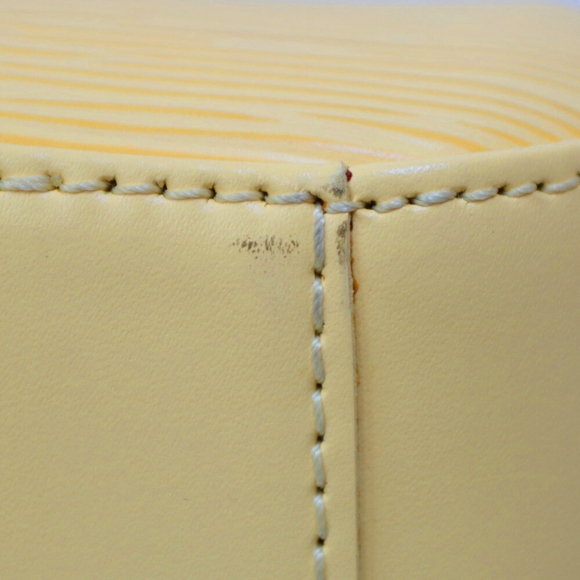 LOUIS VUITTON Jasmine Epi Handbag Leather M5208A Beige Ladies