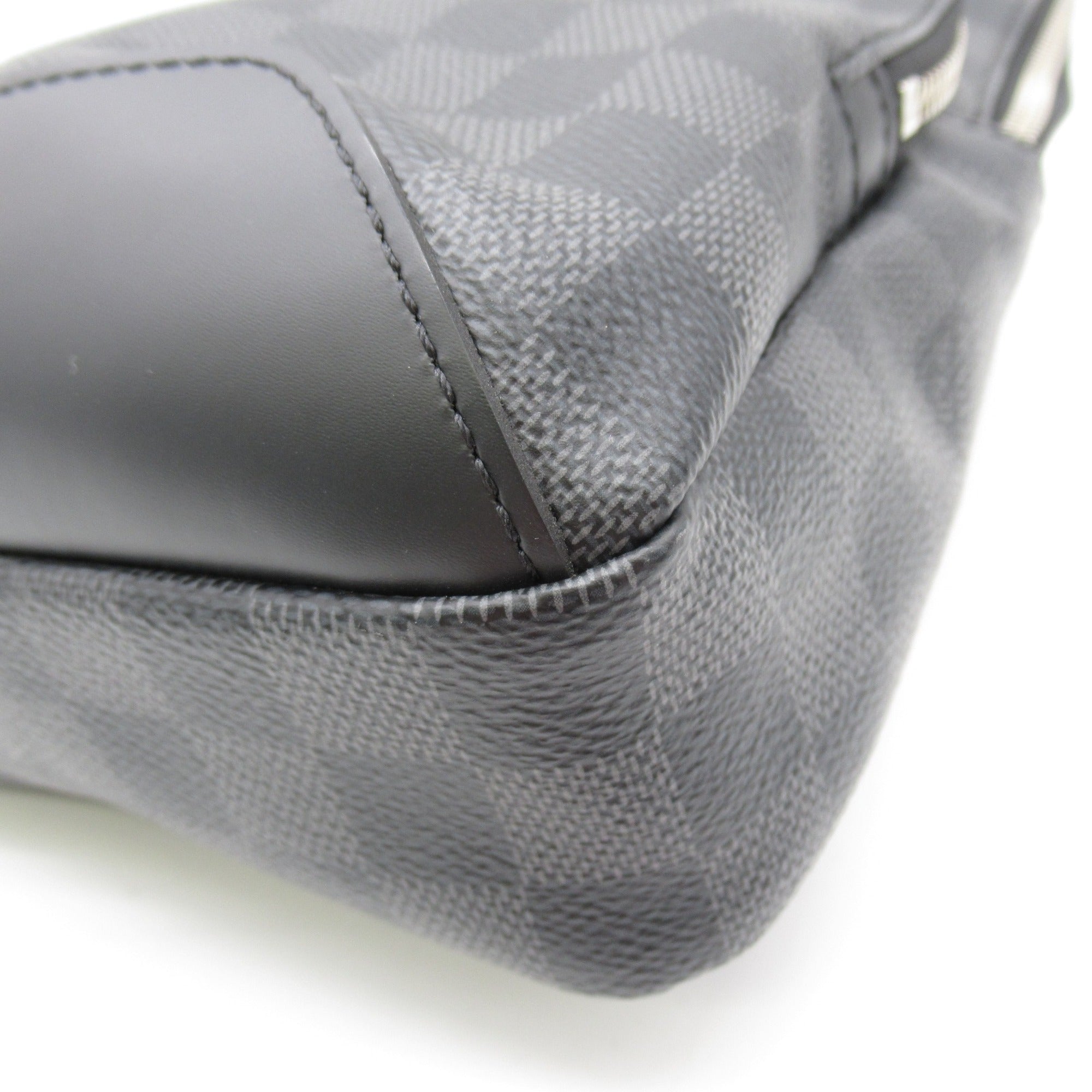 LOUIS VUITTON Avenue Sling Bag Gray Damier graphite PVC coated canvas N41719