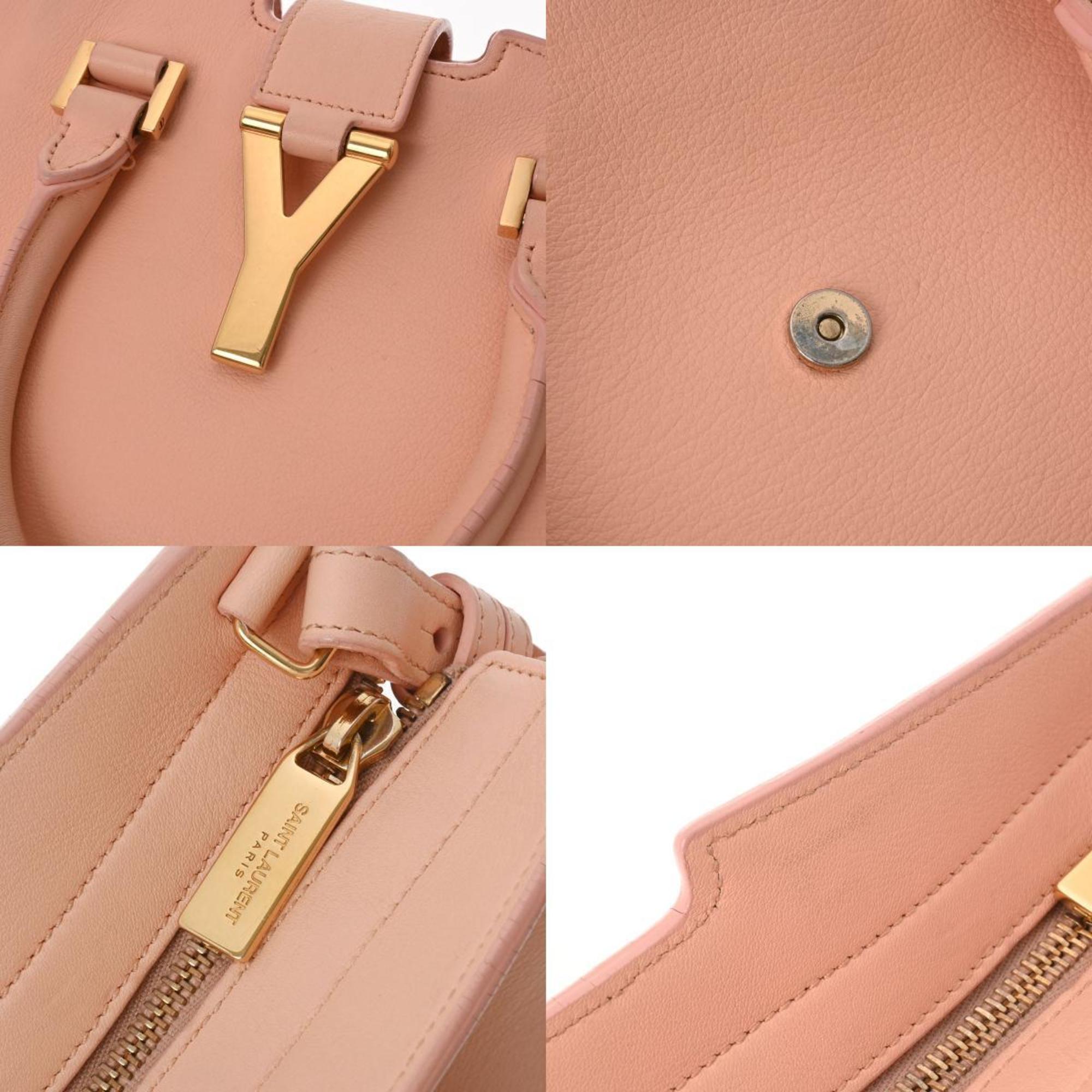 SAINT LAURENT Petit Cabas Salmon Pink 311210 Ladies Calf Bag