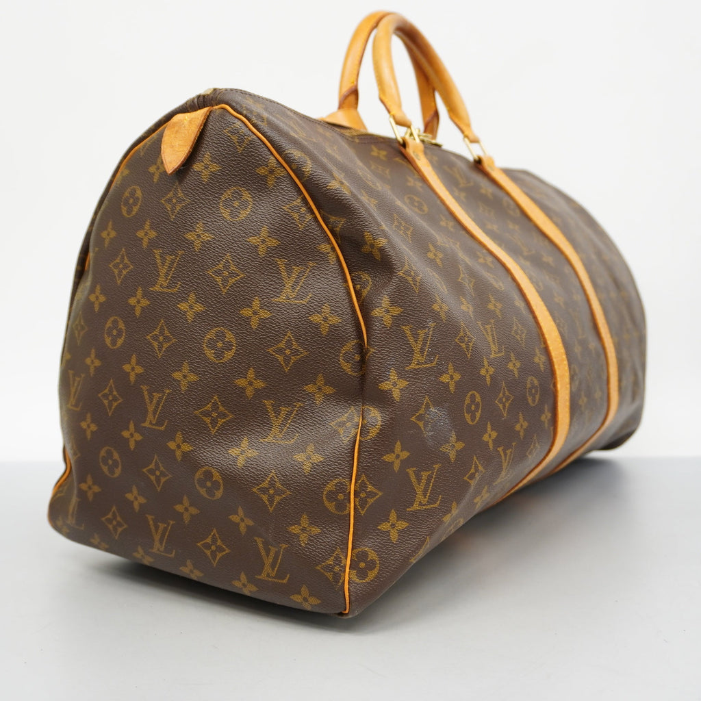 LOUIS VUITTONAuth  Monogram Keepol 55 M41424 Men,Women,Unisex Boston Bag