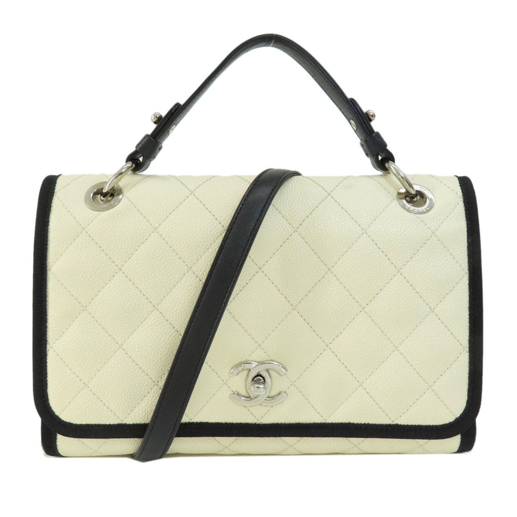 CHANEL Matelasse Shoulder Bag Caviar Skin Women's