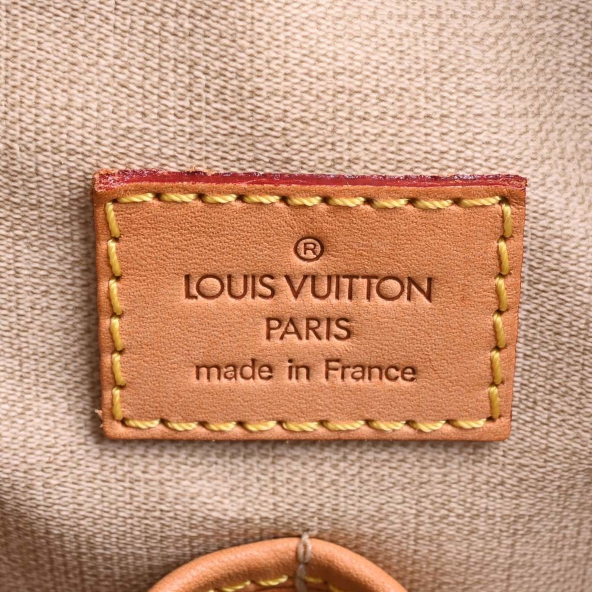 LOUIS VUITTON Monogram True Bill Handbag M42228 Brown Women's