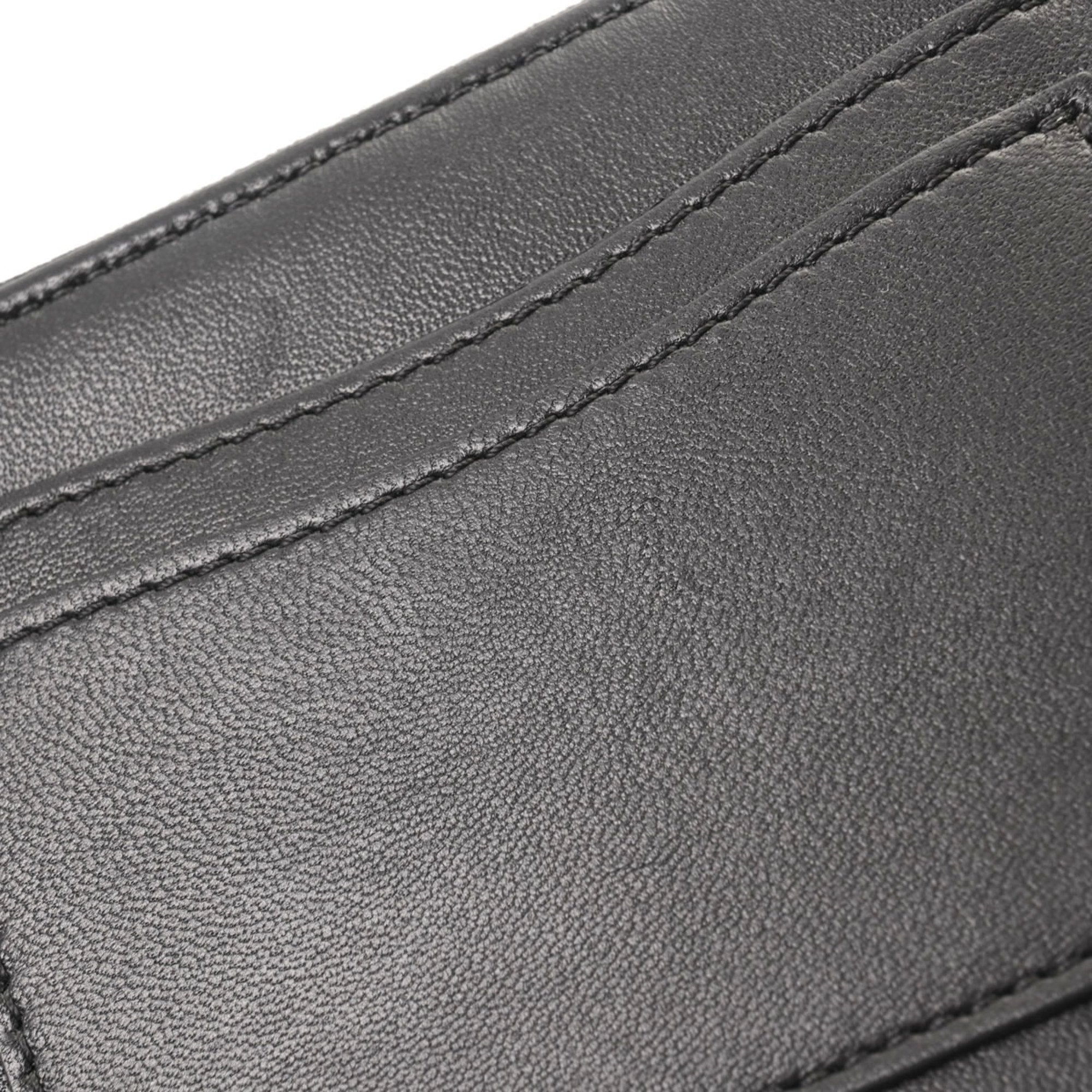 CHANEL Cocomark Waist Bag Black Ladies Lambskin Body