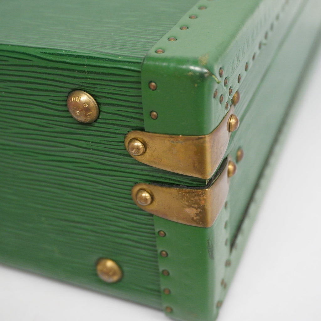 LOUIS VUITTONAuth  Epi Trunk Case President 45 Men,Women,Unisex Bag Borneo Green