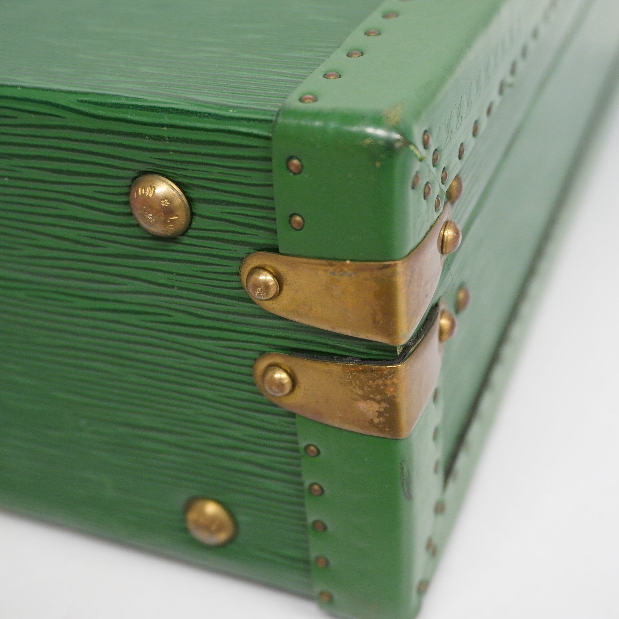 LOUIS VUITTONAuth  Epi Trunk Case President 45 Men,Women,Unisex Bag Borneo Green
