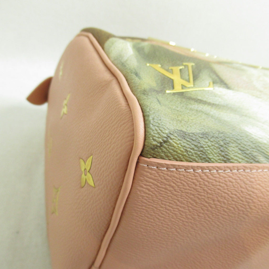 LOUIS VUITTON Fragonard Speedy 30 handbag Pink Masters collection PVC coated canvas M43307
