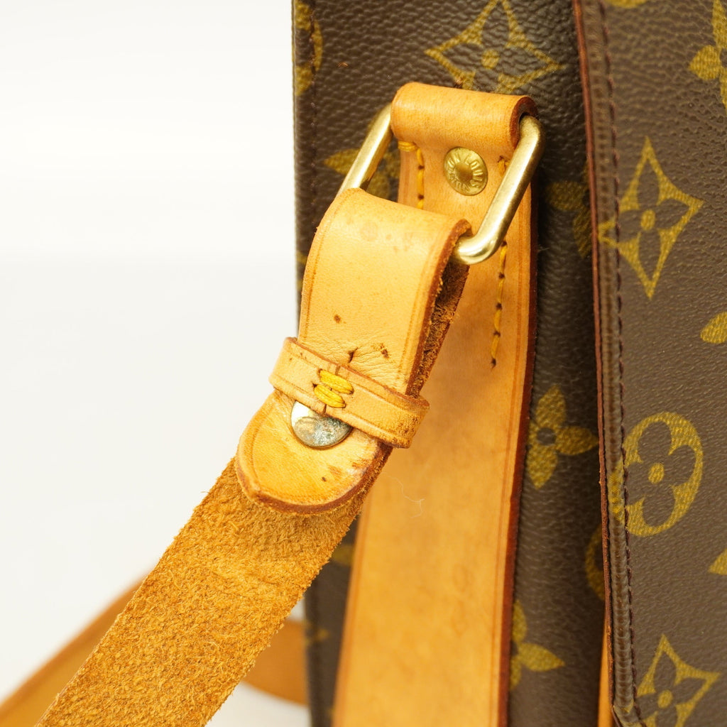LOUIS VUITTONAuth  Monogram Cartesier M51252 Women's Shoulder Bag