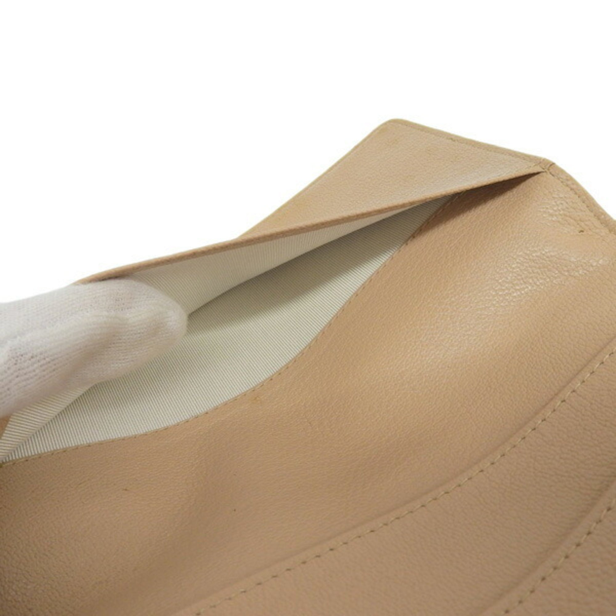 CHANEL Leather Cocomark Notebook Cover Black Ladies